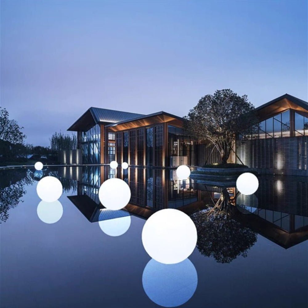 16-Color LED Globe Light — USB Rechargeable with Remote, IP65 Indoor/Outdoor Ambient Lamp
