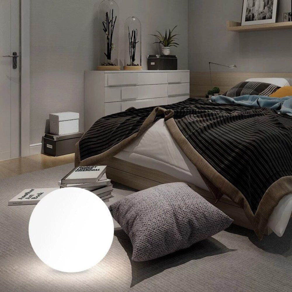 16-Color LED Globe Light — USB Rechargeable with Remote, IP65 Indoor/Outdoor Ambient Lamp