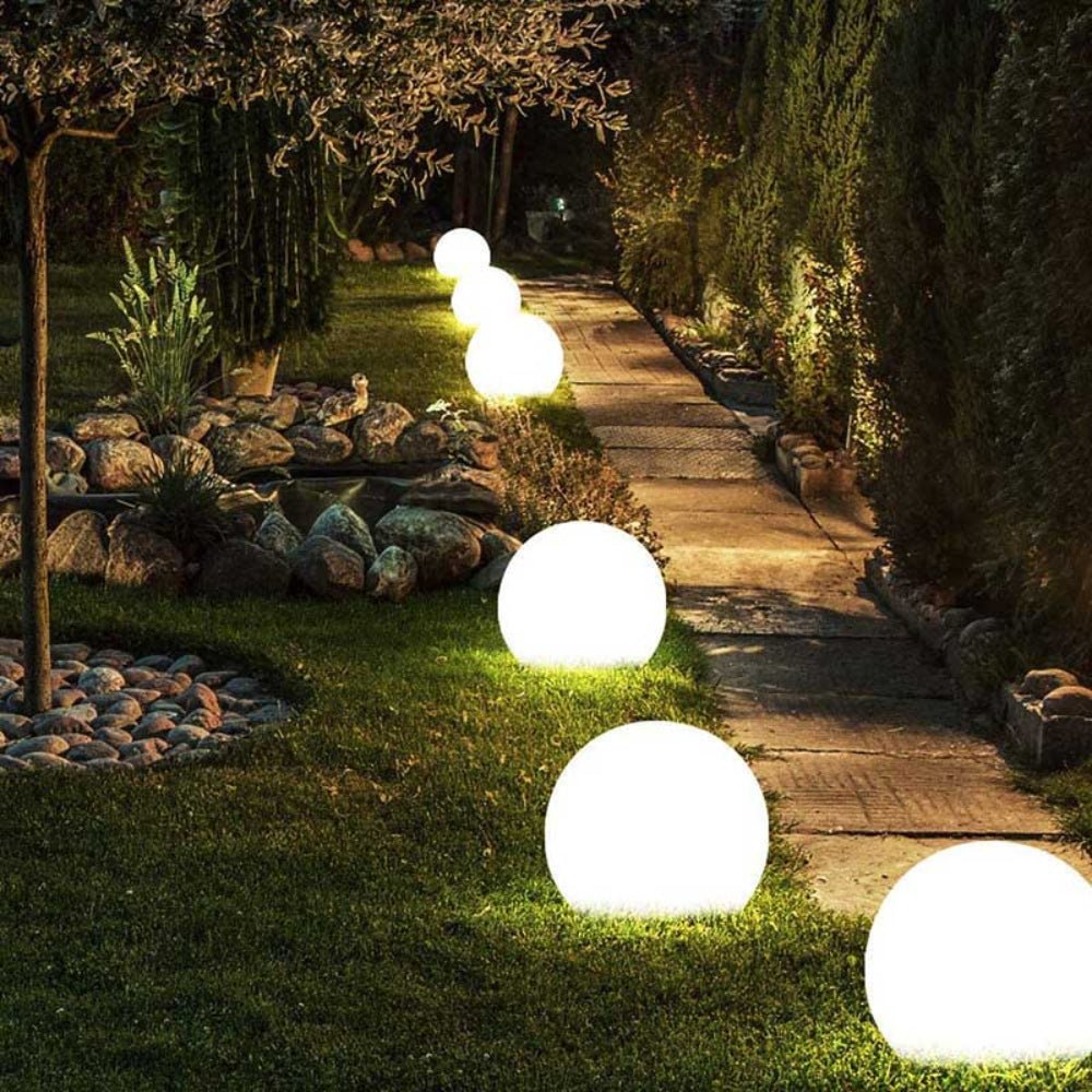 16-Color LED Globe Light — USB Rechargeable with Remote, IP65 Indoor/Outdoor Ambient Lamp