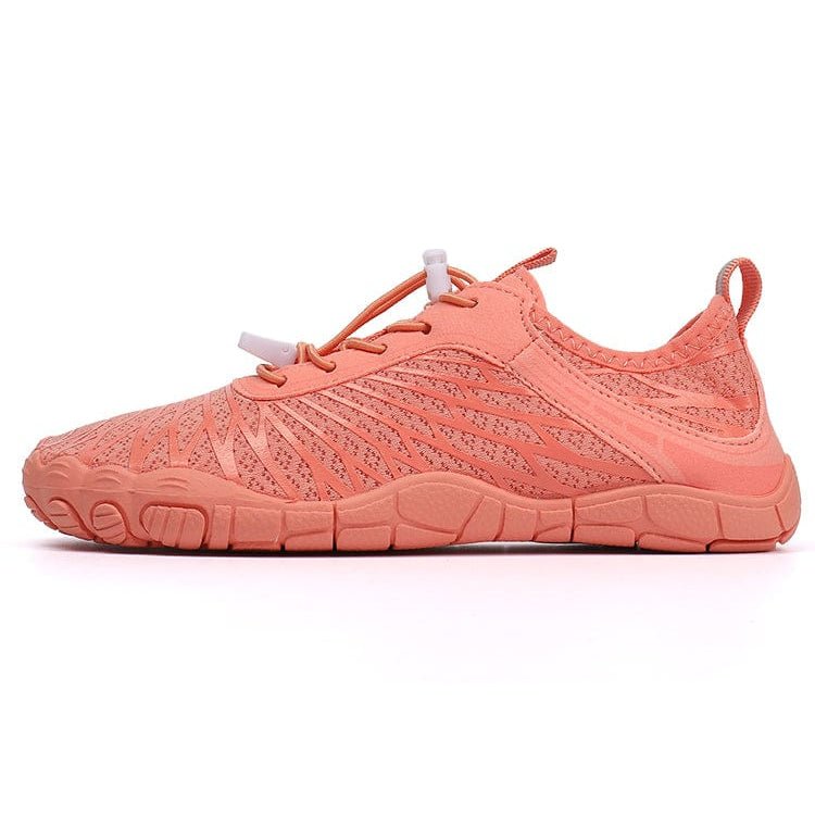 Solara Barefoot Shoes in Sun-Kissed Orange — Lightweight Minimalist Everyday Wear