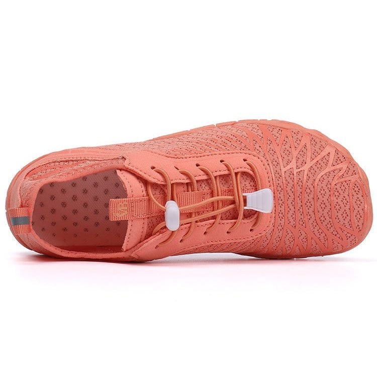 Solara Barefoot Shoes in Sun-Kissed Orange — Lightweight Minimalist Everyday Wear