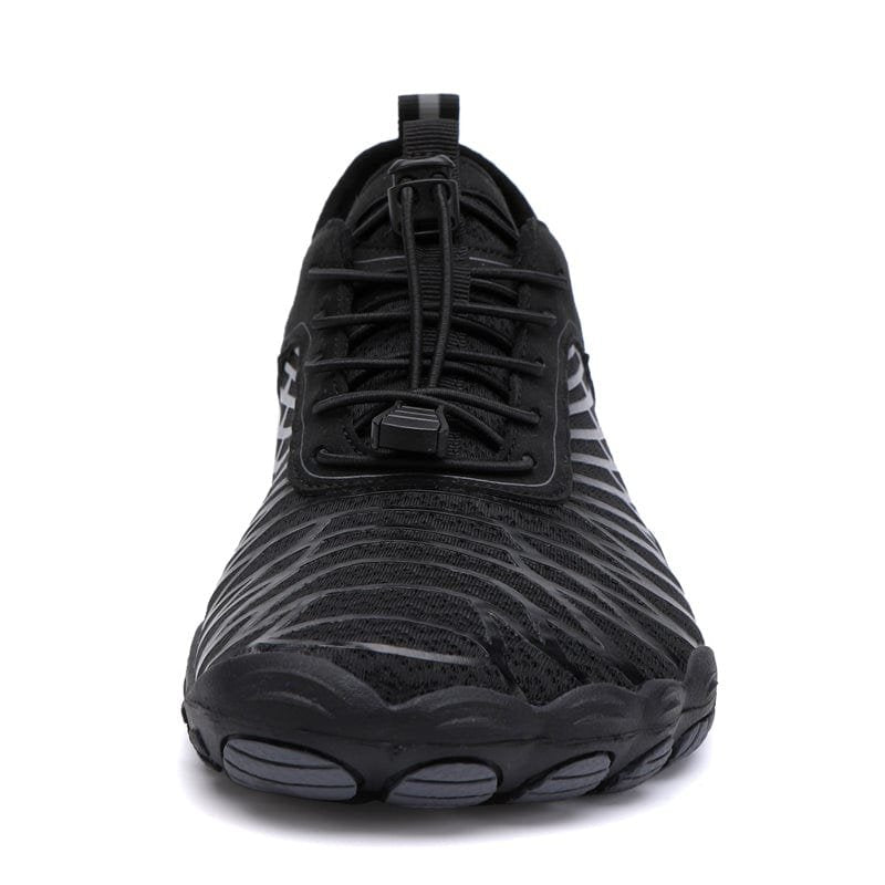 Neuro Barefoot Shoes in Black — Unisex Wide Toe Box, Thin Minimalist Sole