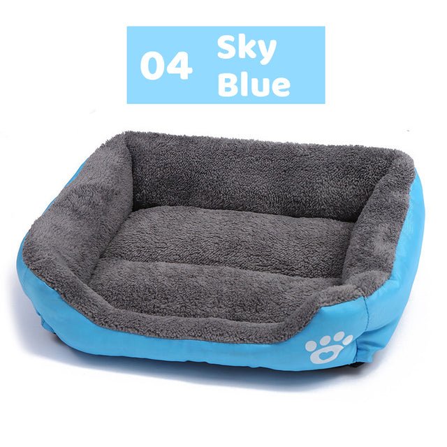 Fleece Dog Bed — Soft Supportive Cushion for Warm, Cozy Rest, All Ages