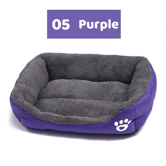 Fleece Dog Bed — Soft Supportive Cushion for Warm, Cozy Rest, All Ages