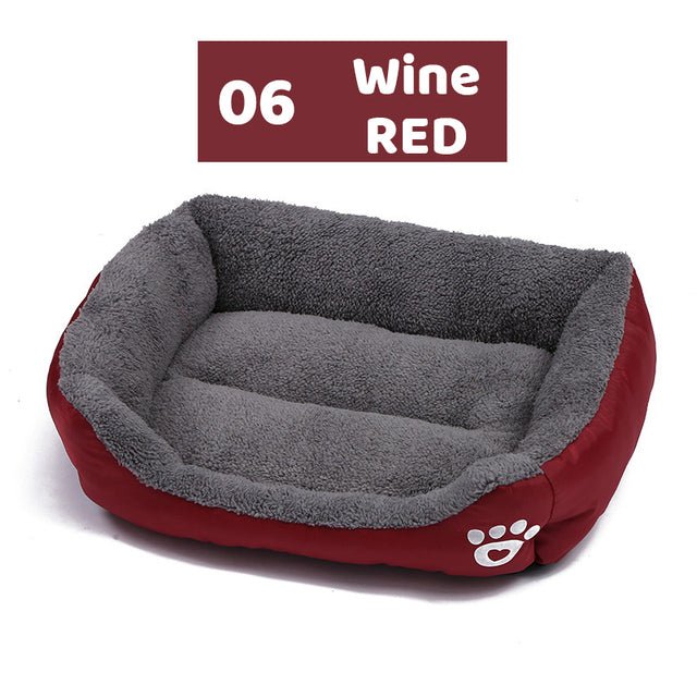 Fleece Dog Bed — Soft Supportive Cushion for Warm, Cozy Rest, All Ages