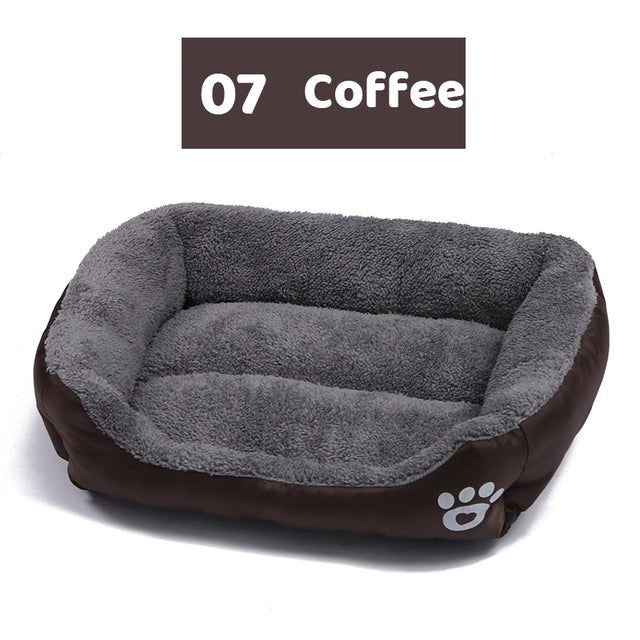 Fleece Dog Bed — Soft Supportive Cushion for Warm, Cozy Rest, All Ages
