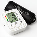 Electronic Upper Arm Blood Pressure Monitor — Backlit LCD, 2 Users × 198 Readings, Adjustable Cuff