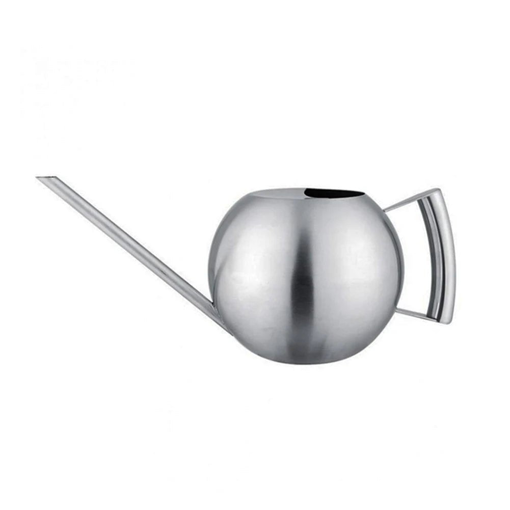 Stainless Steel Watering Can — 1500ml Minimalist Indoor Plant Care