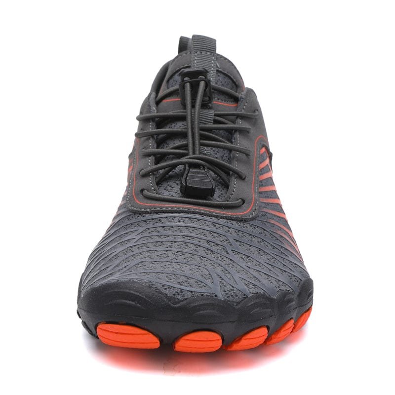 Neuro Unisex Barefoot Shoes in Orange — Wide Toe Box, Thin Flexible Sole