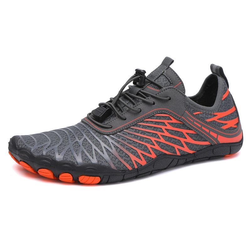 Neuro Unisex Barefoot Shoes in Orange — Wide Toe Box, Thin Flexible Sole