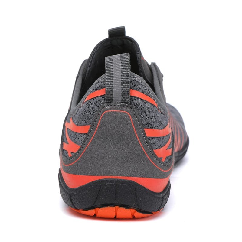 Neuro Unisex Barefoot Shoes in Orange — Wide Toe Box, Thin Flexible Sole