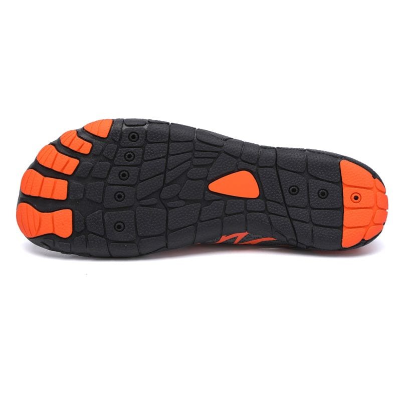 Neuro Unisex Barefoot Shoes in Orange — Wide Toe Box, Thin Flexible Sole