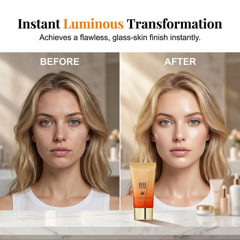 Hydrating BB Cream — Lightweight Buildable Coverage with Natural Finish, Ivory or Natural, 50g