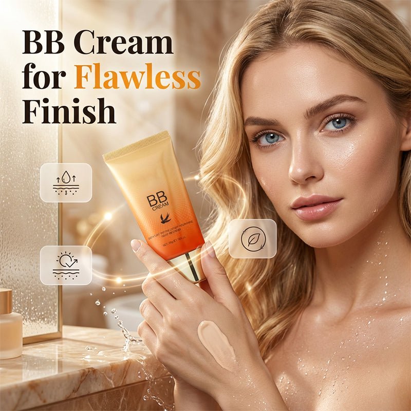 Hydrating BB Cream — Lightweight Buildable Coverage with Natural Finish, Ivory or Natural, 50g