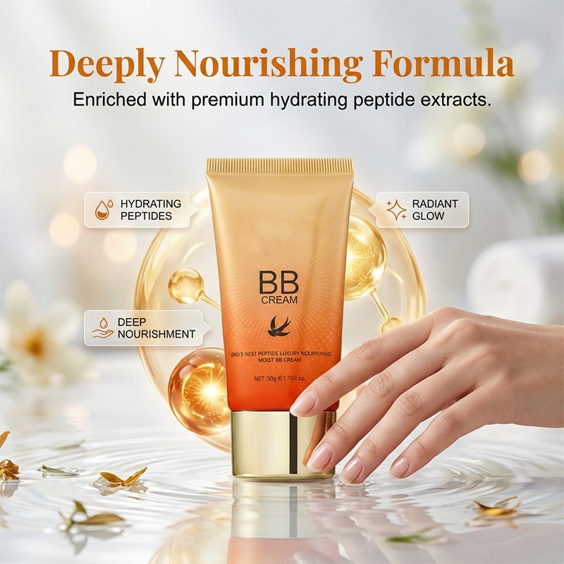 Hydrating BB Cream — Lightweight Buildable Coverage with Natural Finish, Ivory or Natural, 50g