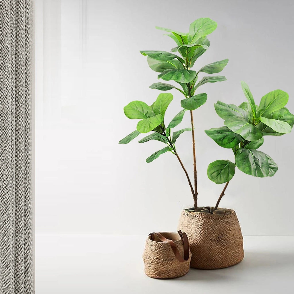 Faux Fig Branches — Realistic Silk Resin Stems for Vases & Arrangements