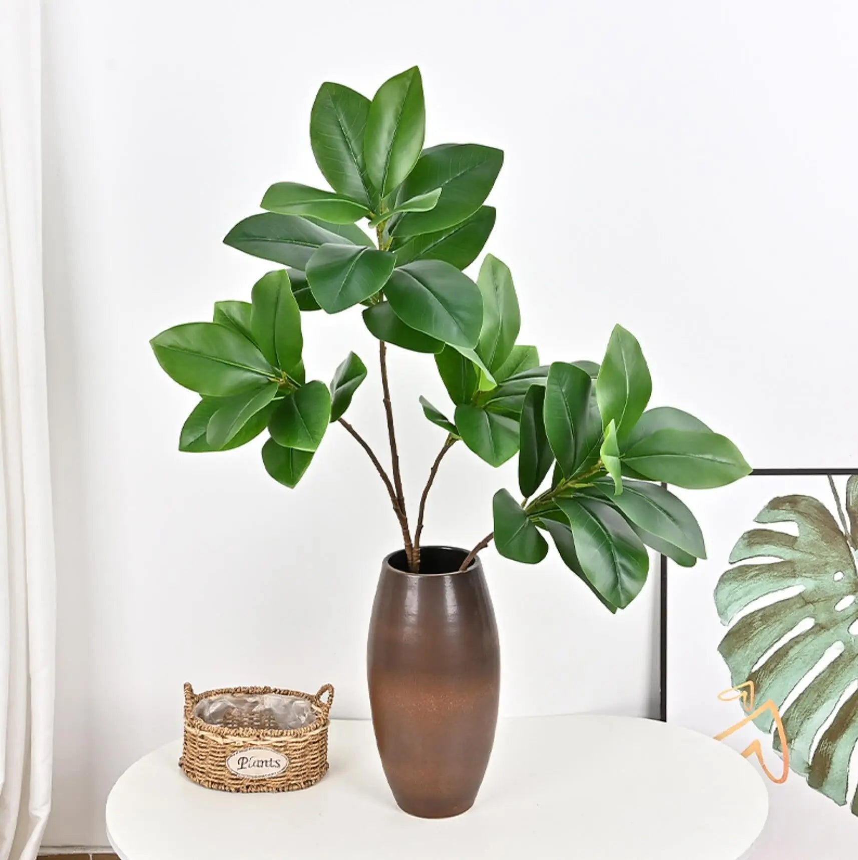 Faux Fig Branches — Realistic Silk Resin Stems for Vases & Arrangements