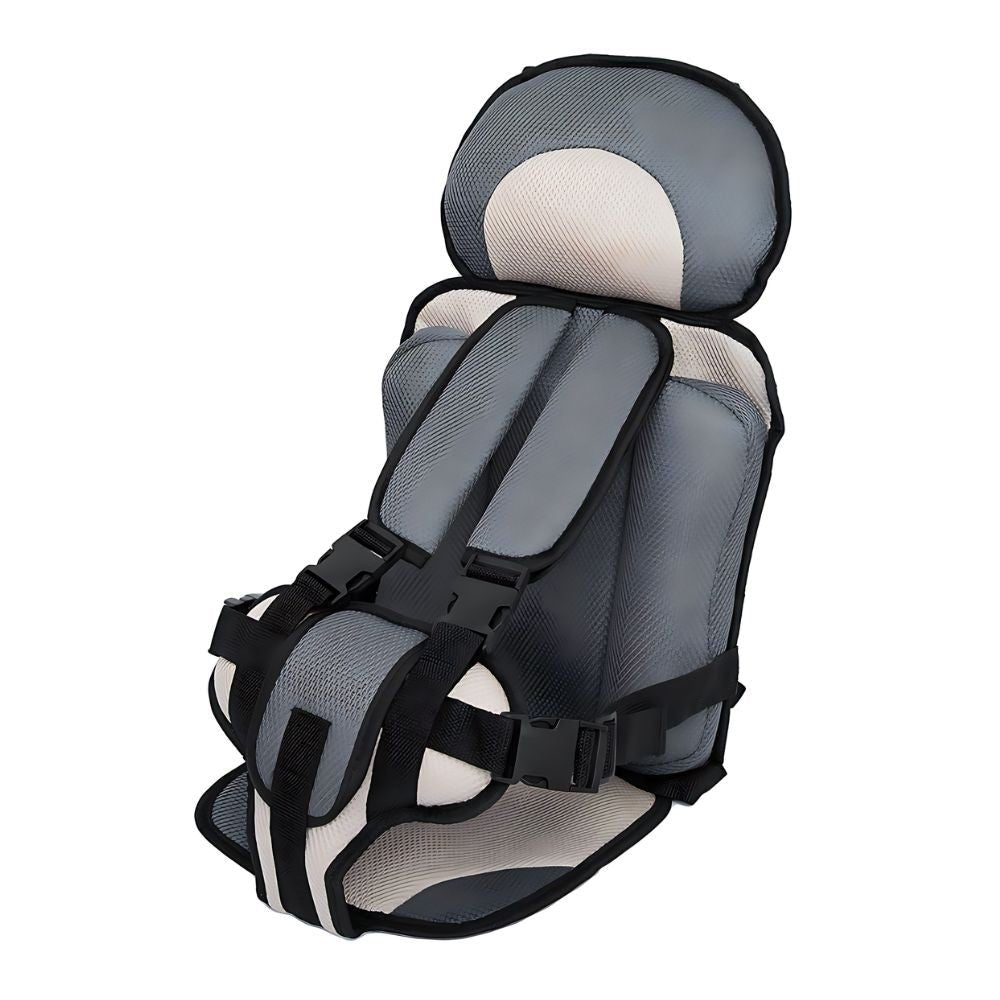 Portable Child Car Seat — 6-Point Harness, Adjustable 6 Months to 12 Years, Washable
