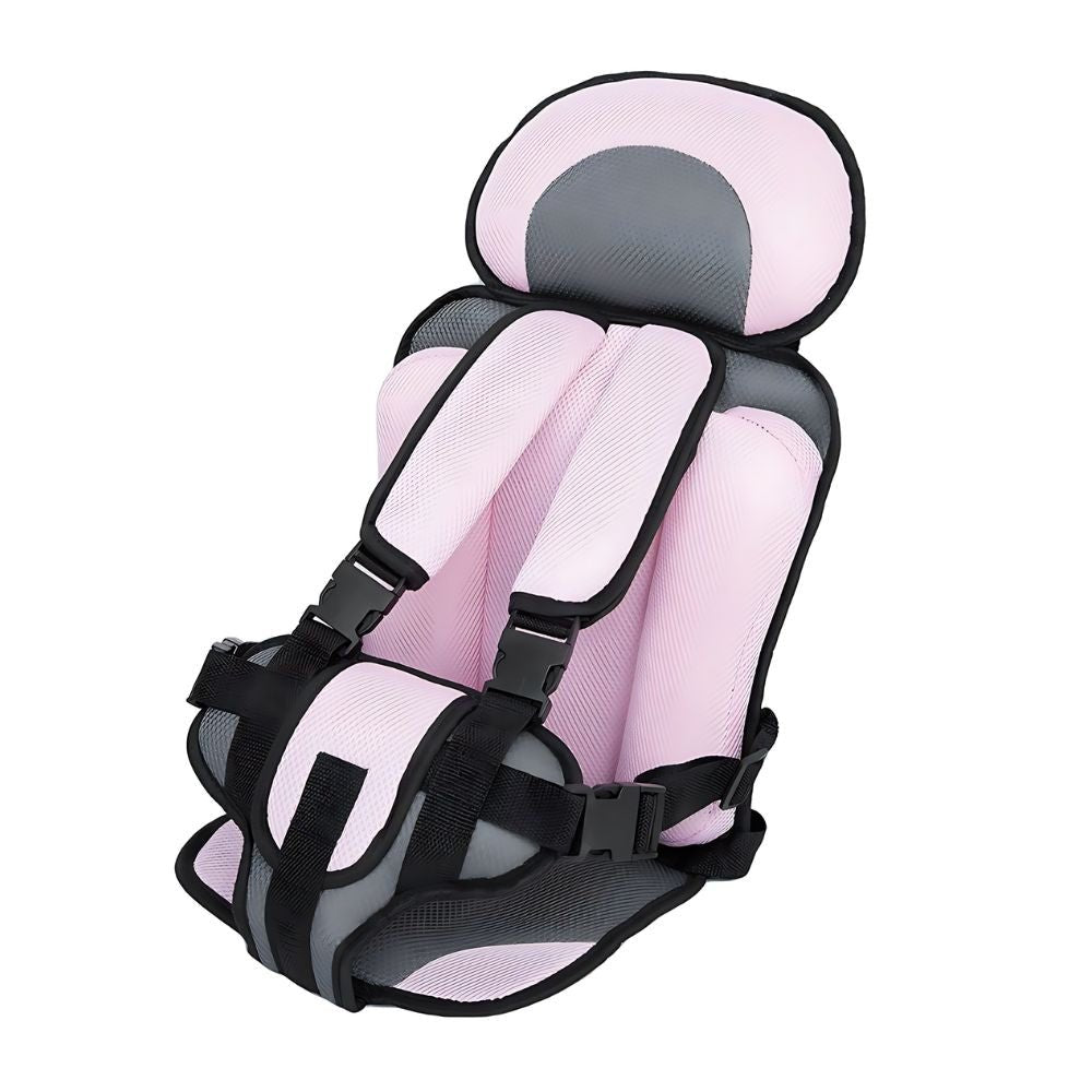 Portable Child Car Seat — 6-Point Harness, Adjustable 6 Months to 12 Years, Washable