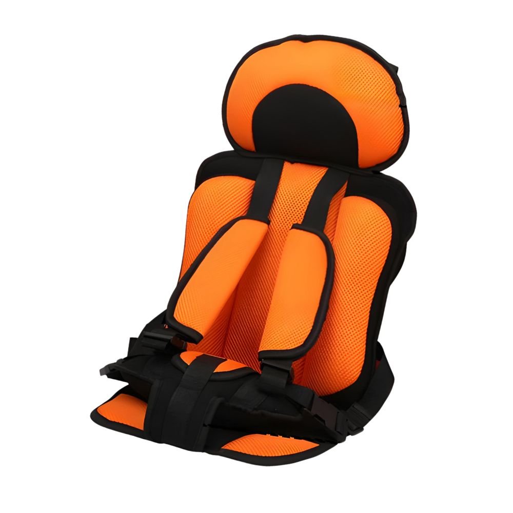Portable Child Car Seat — 6-Point Harness, Adjustable 6 Months to 12 Years, Washable
