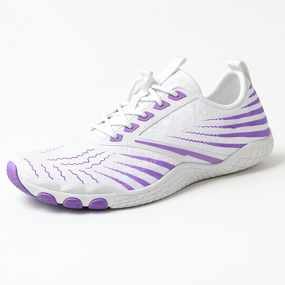 Flexto Purple Haze Barefoot Shoes, Ultra-Flex Sole, Breathable Mesh, Lightweight Training Footwear