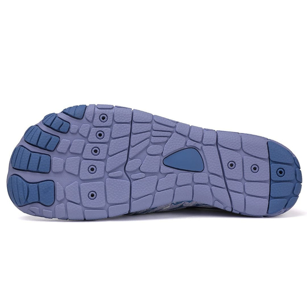Coren Barefoot Shoes — Minimalist Lavender-Blue Pattern for Natural Movement