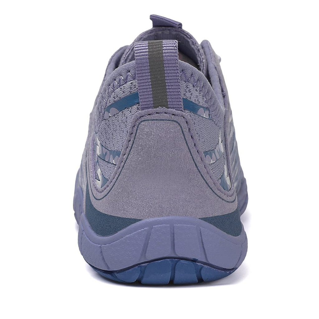 Coren Barefoot Shoes — Minimalist Lavender-Blue Pattern for Natural Movement
