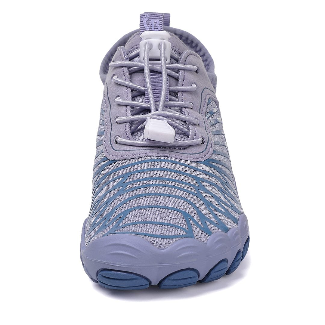 Coren Barefoot Shoes — Minimalist Lavender-Blue Pattern for Natural Movement