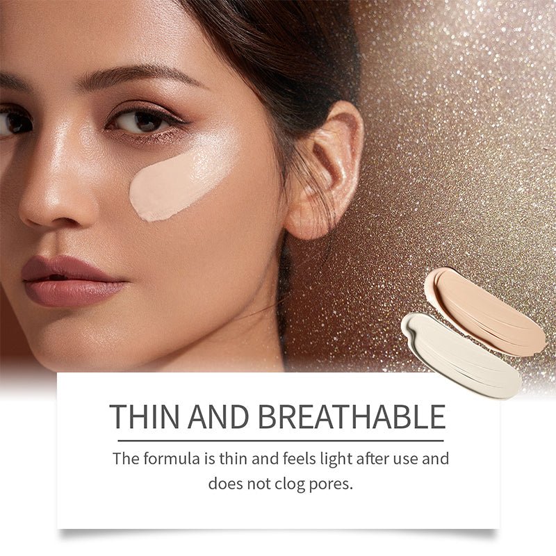 Moisturizing BB Cream — Lightweight Blemish Coverage with Jojoba & Shea Butter, Brush Included, 50g