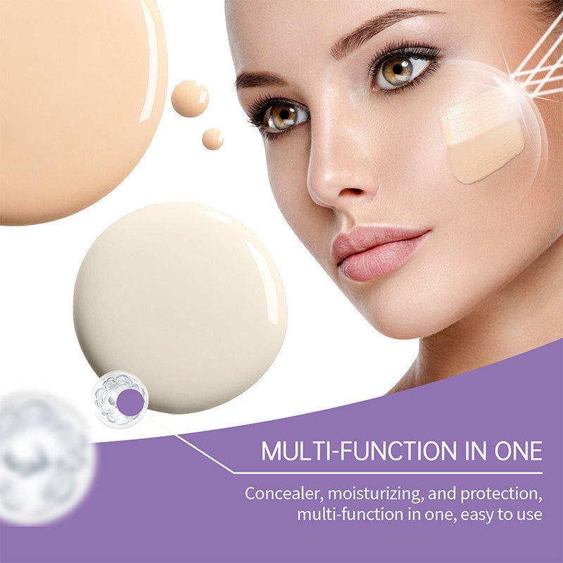 Moisturizing BB Cream — Lightweight Blemish Coverage with Jojoba & Shea Butter, Brush Included, 50g