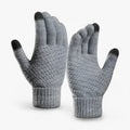 Winter Gloves, Woolen Fabric, Touchscreen Compatible, Stretch Fit, Full Finger