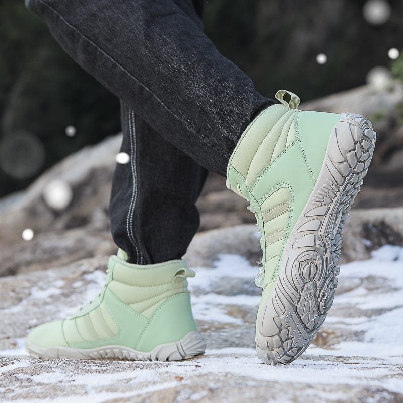 Okra Pro Barefoot Winter Shoes — Warm Lined, Slip-Resistant Grip, Flexible Unisex