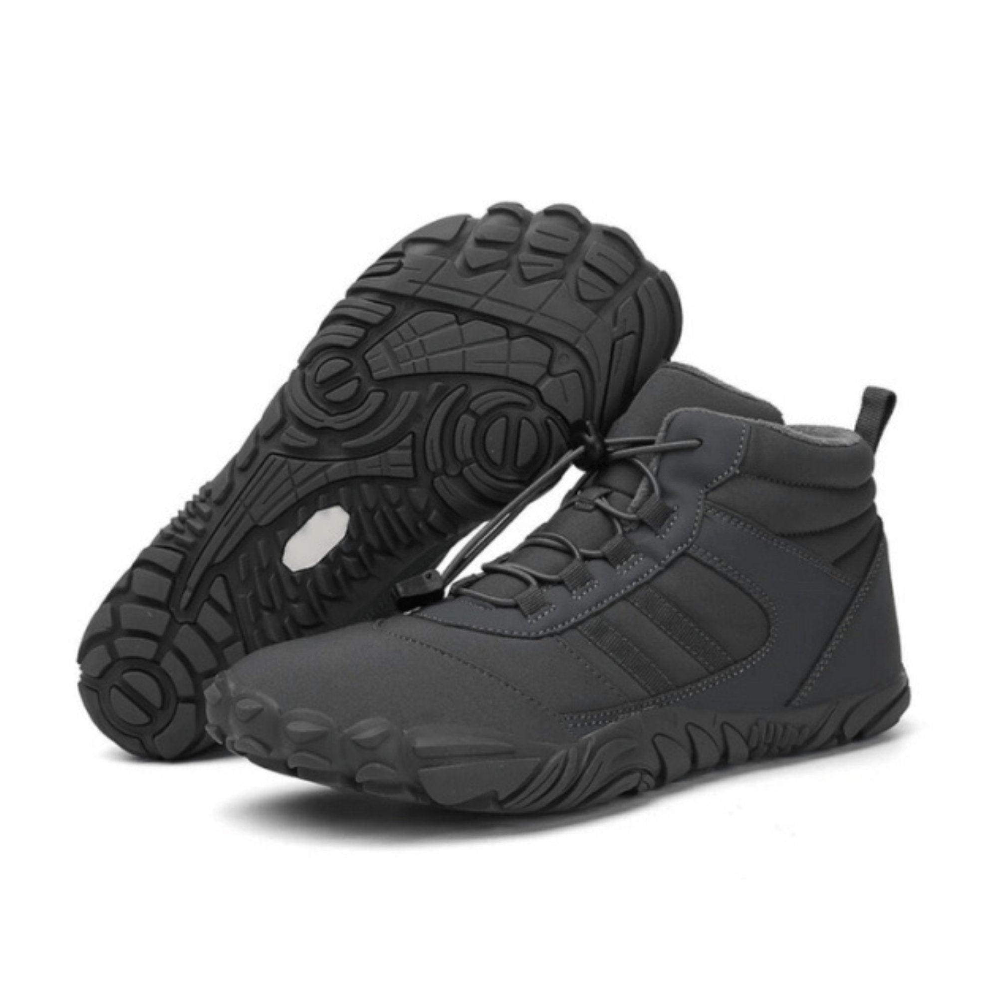 Okra Pro Barefoot Winter Shoes — Warm Lined, Slip-Resistant Grip, Flexible Unisex