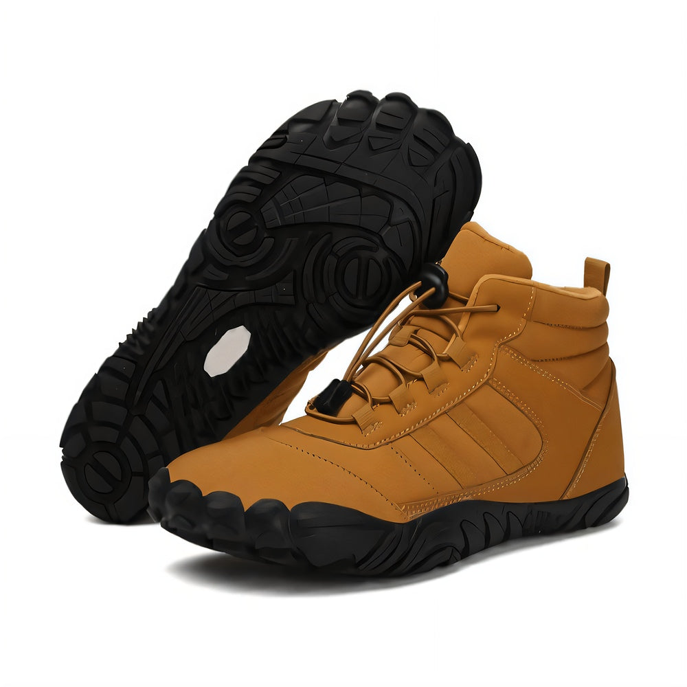 Okra Pro Barefoot Winter Shoes — Warm Lined, Slip-Resistant Grip, Flexible Unisex
