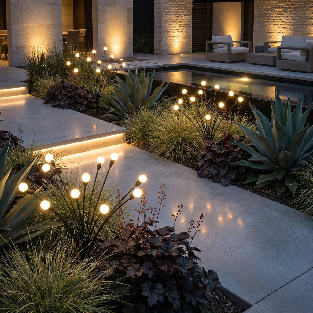 Solar Swaying Garden Lights — 30" Dusk-to-Dawn LED Stakes with Gentle Motion, IP65
