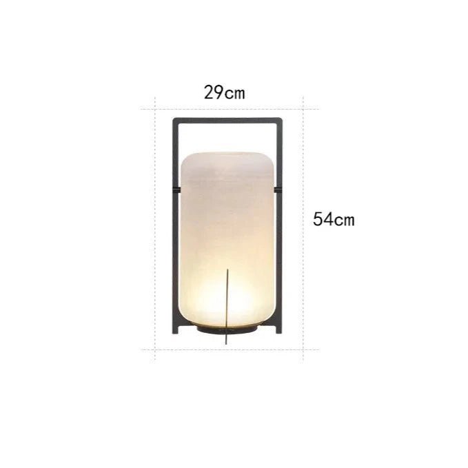 Solar Akari Lamp — Sculptural Carbon Steel & Glass Garden Light, Dusk-to-Dawn, IP65