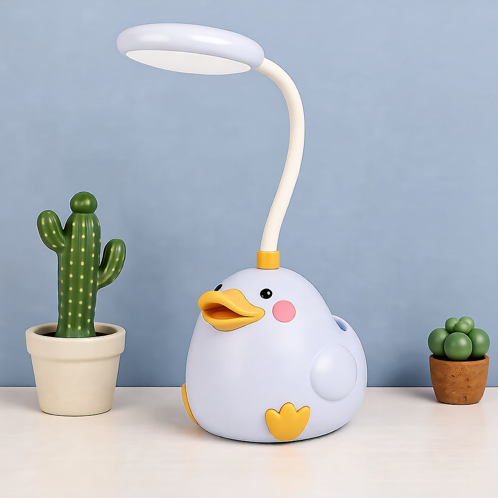 Kids LED Desk Lamp, Duck Design, 5V, ABS, for Study and Reading