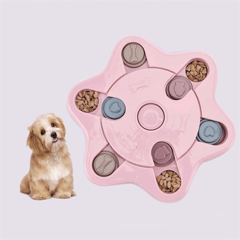 Interactive Dog Puzzle Toy — Slow Feeder & Treat Dispenser for Nose Work Training