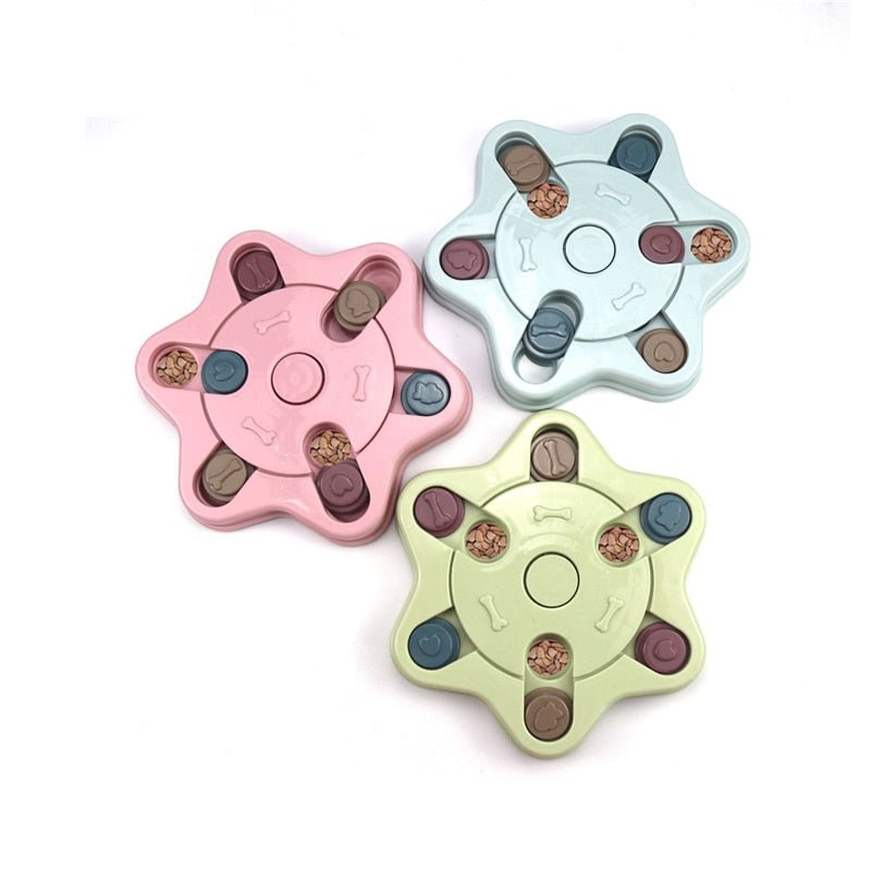 Interactive Dog Puzzle Toy — Slow Feeder & Treat Dispenser for Nose Work Training