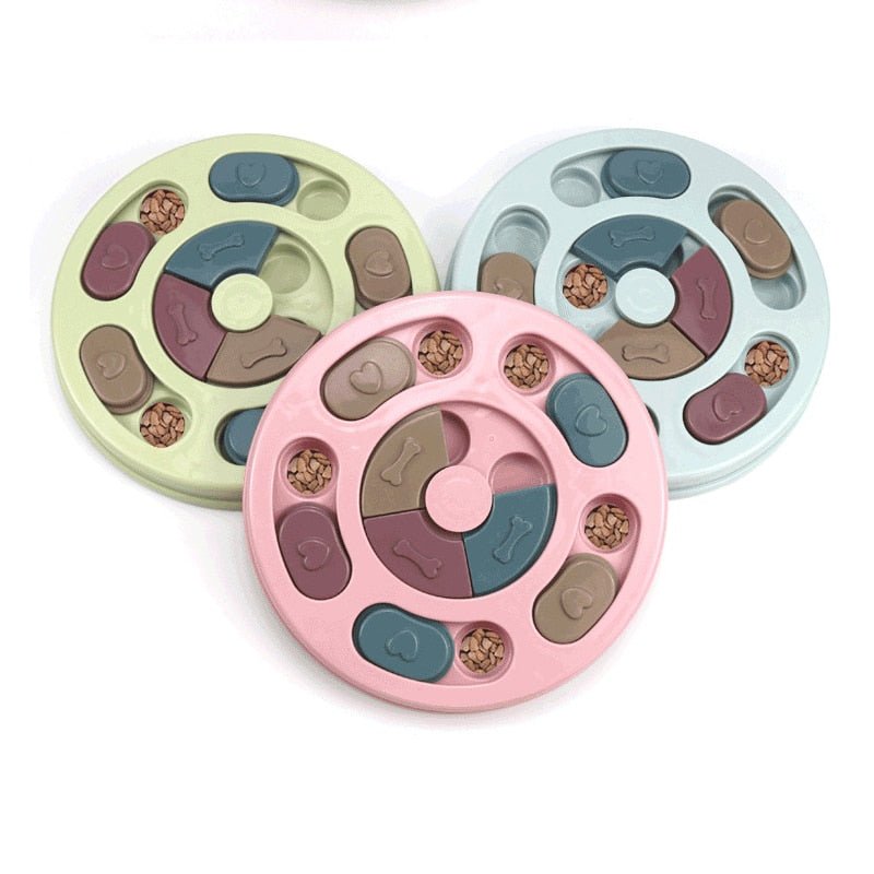 Interactive Dog Puzzle Toy — Slow Feeder & Treat Dispenser for Nose Work Training
