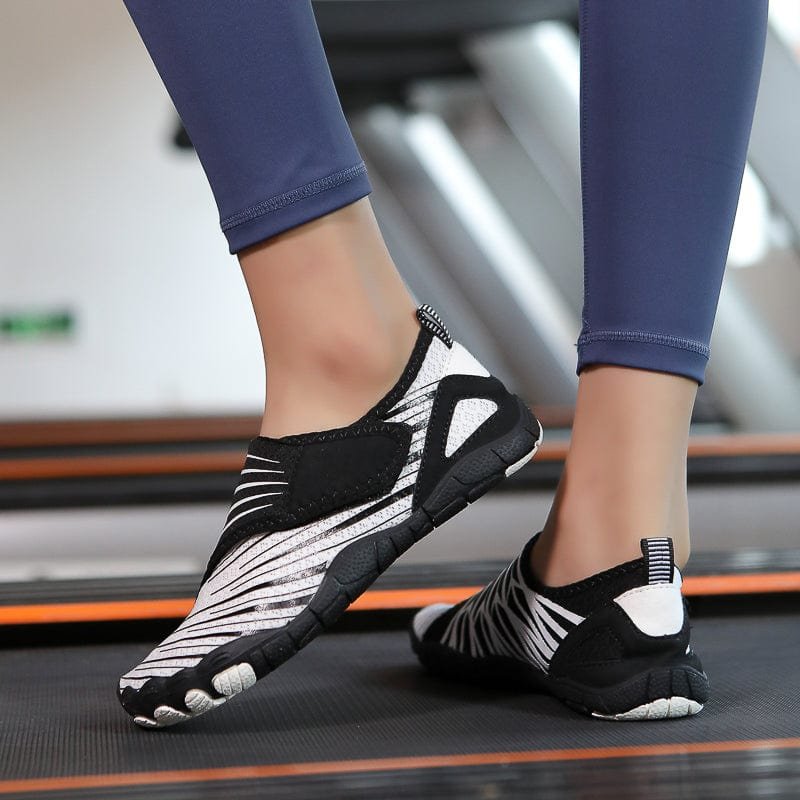 Solyn Monosnap Slip-On Athletic Shoes — Breathable Mesh, Low-Profile Sole