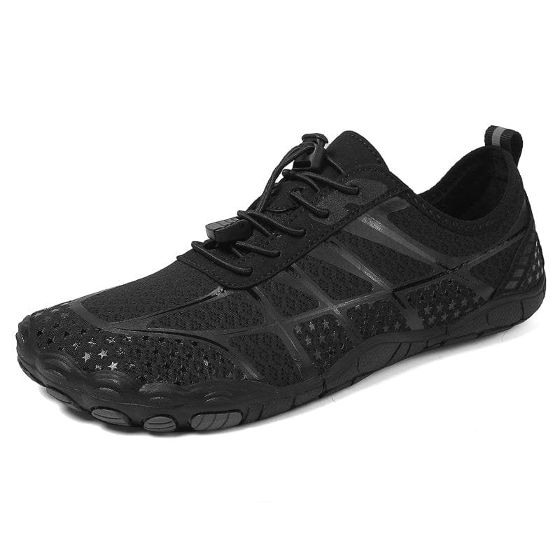 Mirox Athletic Shoes — Breathable Mesh with Quick-Lace System & Flexible Sole