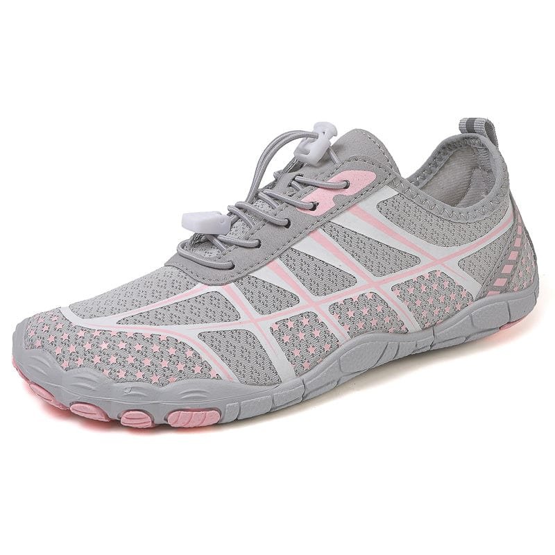 Mirox Athletic Shoes — Breathable Mesh with Quick-Lace System & Flexible Sole