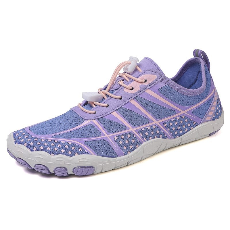 Mirox Athletic Shoes — Breathable Mesh with Quick-Lace System & Flexible Sole