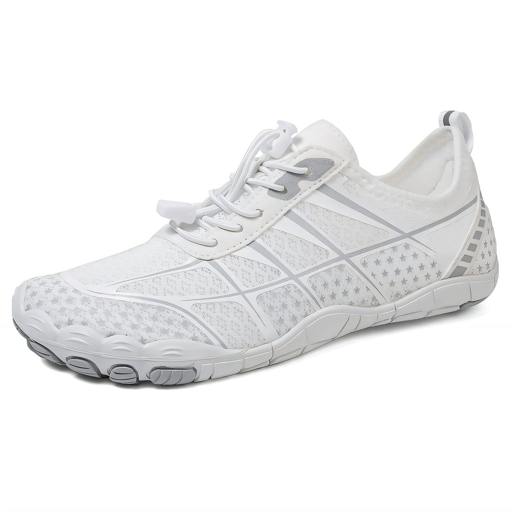 Mirox Athletic Shoes — Breathable Mesh with Quick-Lace System & Flexible Sole