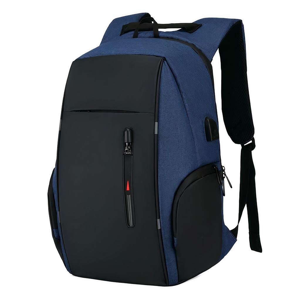Laptop Backpack — Water-Repellent Commuter Bag with USB Charging Port & Padded Compartment
