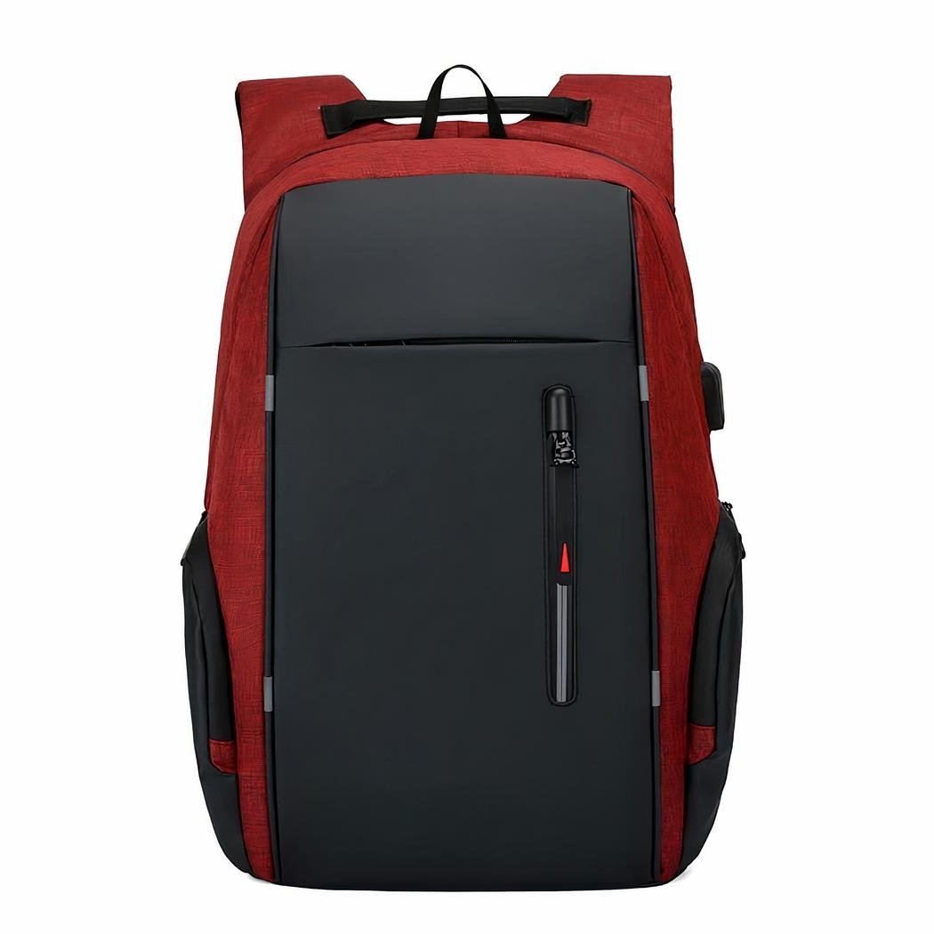 Laptop Backpack — Water-Repellent Commuter Bag with USB Charging Port & Padded Compartment
