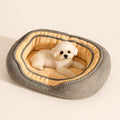 Luna Round Dog Bed — Breathable Fabric with Supportive Base, S–XL
