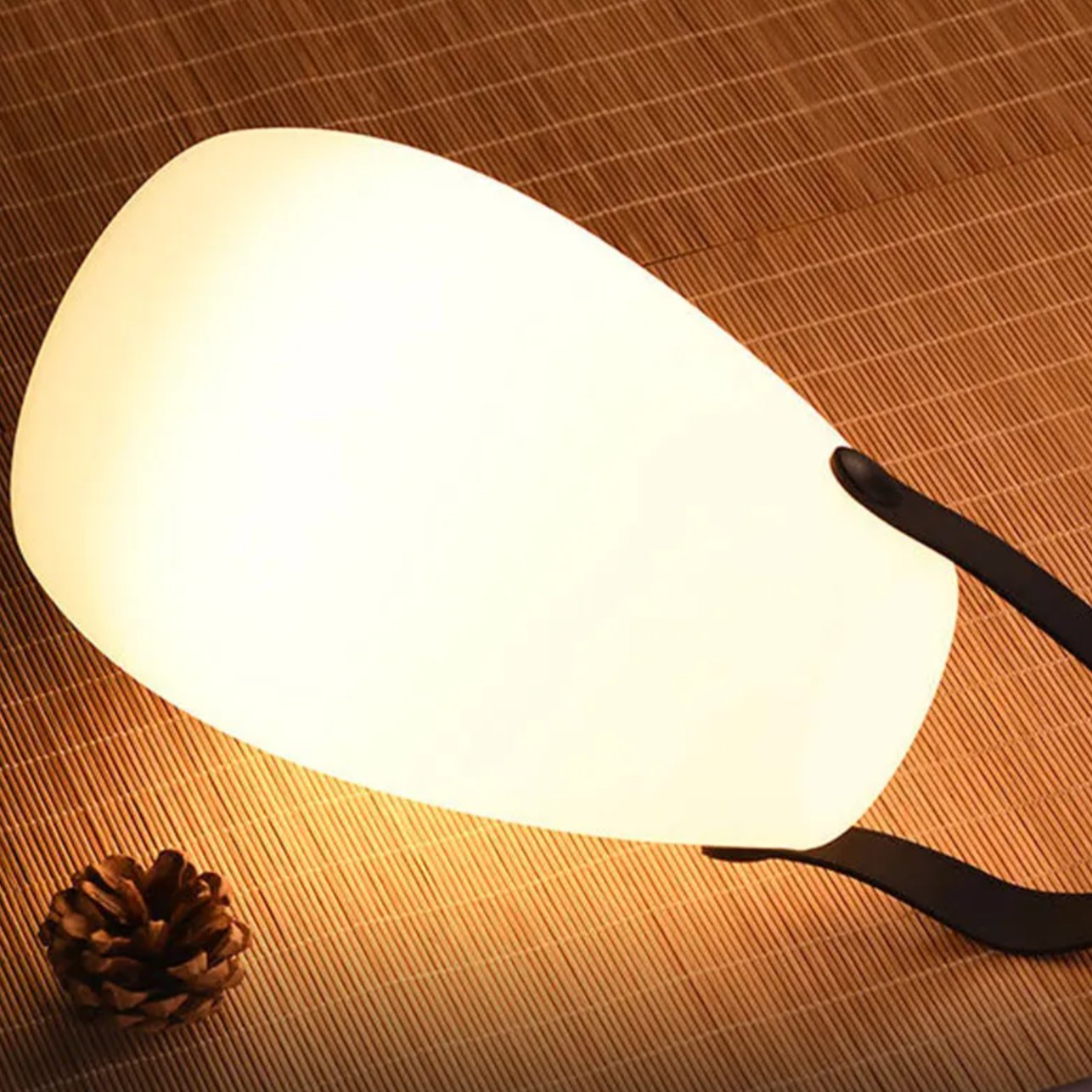 Cordless Outdoor LED Lamp — USB Rechargeable, Dimmable, 8 Colors, Remote & Scheduling