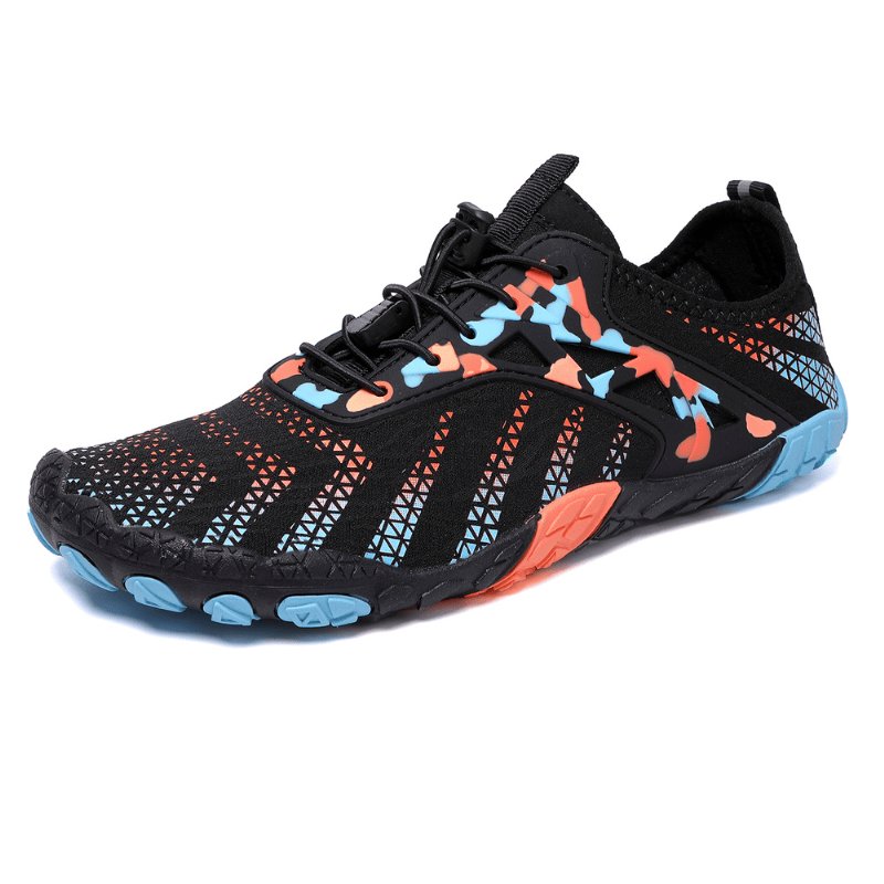 FluxTrail Sock-Fit Trail Running Shoes — Zero-Drop, Wide Toe Box, Barefoot Unisex